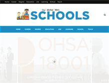 Tablet Screenshot of ourmothermaryschools.com